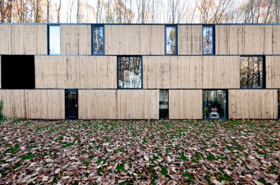 Bamboo Clad House With Energy Efficient Solutions