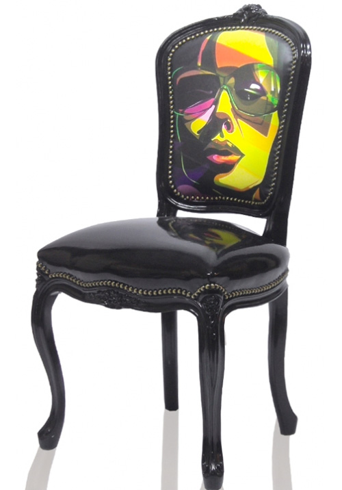 Baroque Chair With Photographic Back