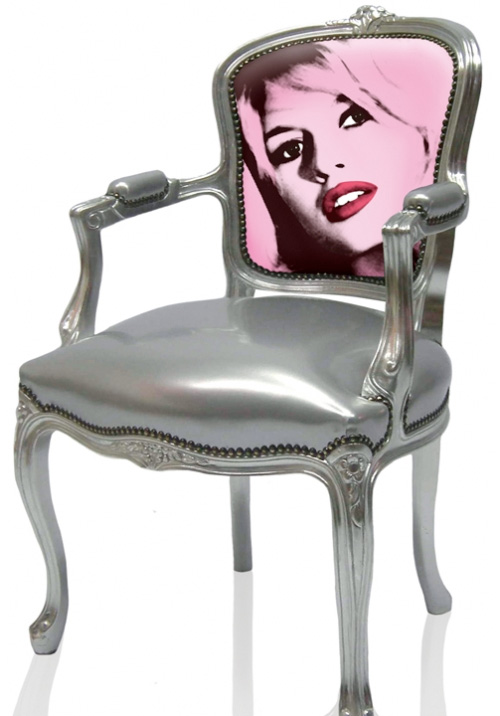 Baroque Chair With Photographic Back