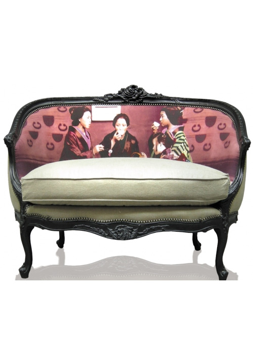 Baroque Sofa With Photographic Back