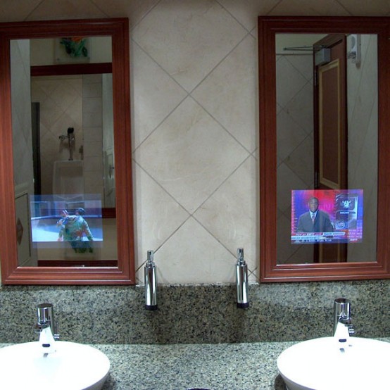 Bathroom Mirror With Tv