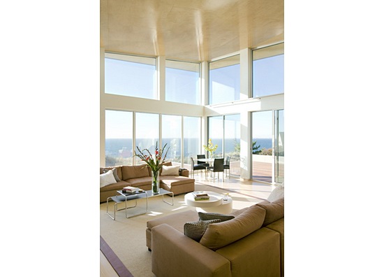 beach solar house truro living room