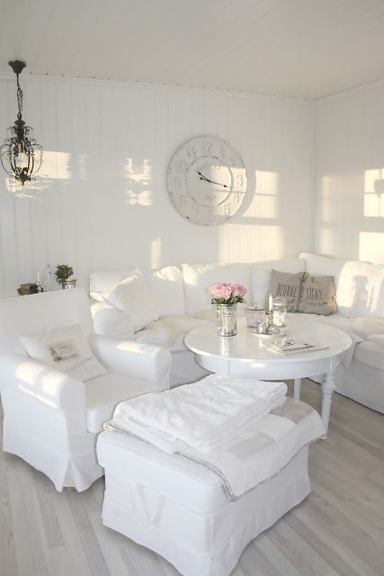 All Shades Of White: 30 Beautiful Living Room Designs - DigsDigs