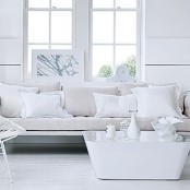 Beautiful All White Living Rooms - DigsDigs