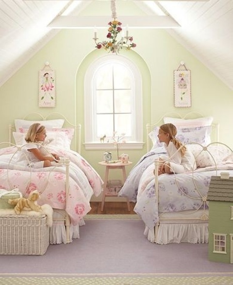 40 beautiful and cute shabby chic kids room designs - digsdigs