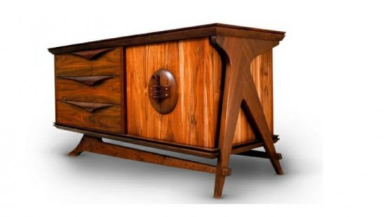 Beautiful And Stylish Credenza Of Natural Wood