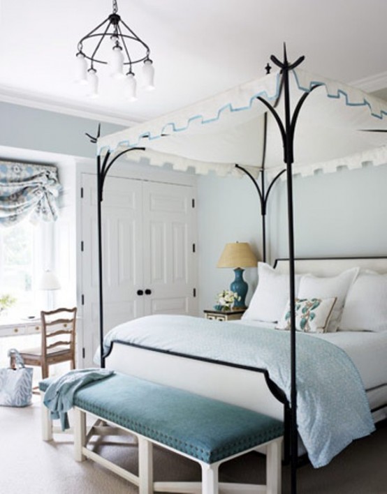 47 Beautiful Blue And Gray Bedrooms