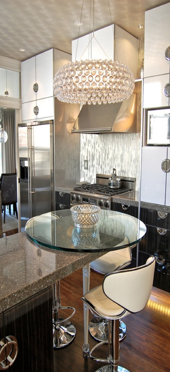 26 Beautiful Glam Kitchen Design Ideas To Try DigsDigs 26 Beautiful Glam Kitchen Design Ideas To Try DigsDigs