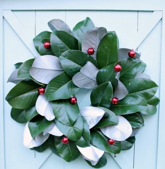 Southern Style Holidays: 30 Beautiful Magnolia Decorations