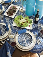 Beautiful Table Settings For Hanukkah