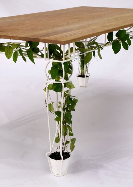 Beautiful Table With Legs For Growing Plants