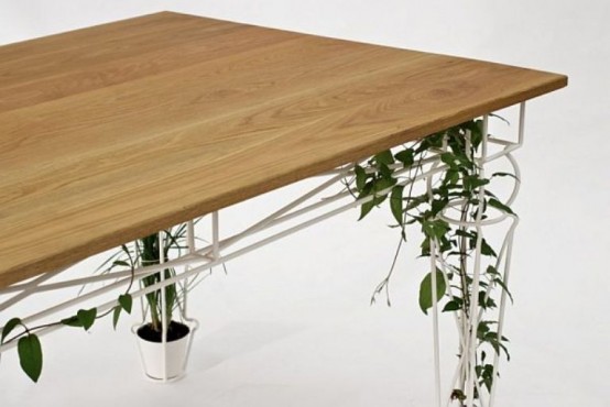 Beautiful Table With Legs For Growing Plants