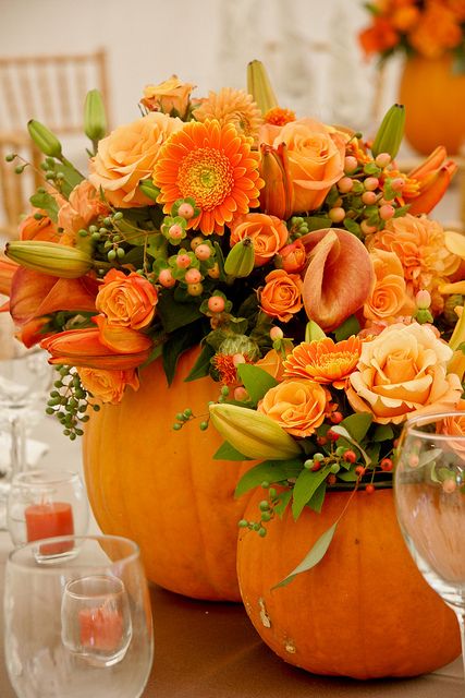 30 Beautiful Thanksgiving Pumpkin Decorations For Your Home - DigsDigs