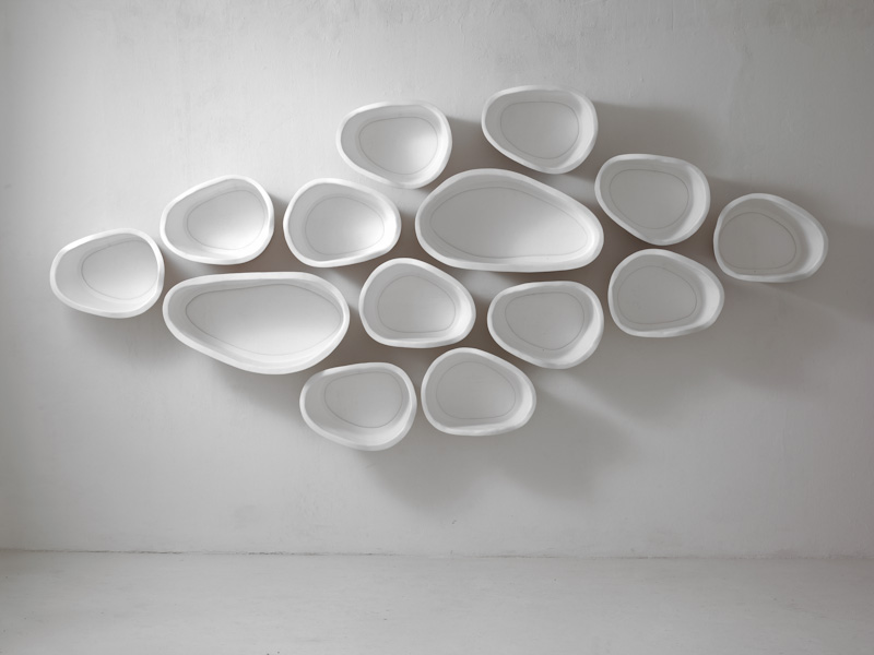 Beauty In Imperfections Organically Shaped Favo Shelf System