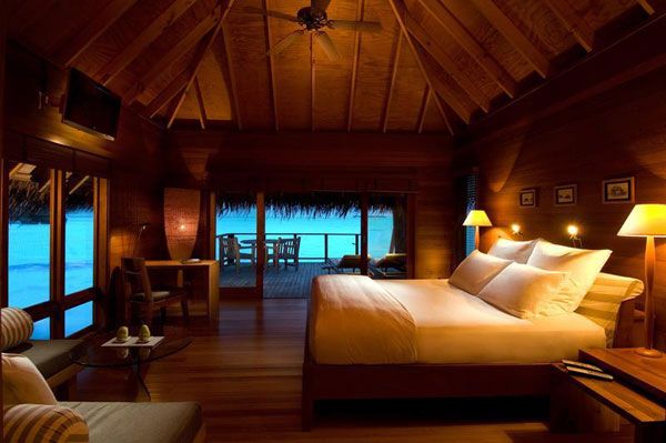 Bedroom With A Panoramic View Of The Ocean