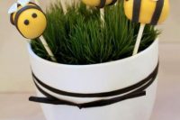 bee pops for a gender neutral baby shower