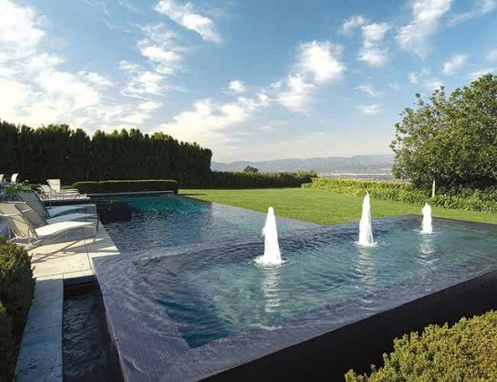 beverly hills estate pool