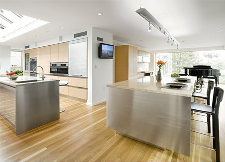 Beautiful Design of Big Kitchen in Natural Colors DigsDigs Beautiful Design of Big Kitchen in Natural Colors DigsDigs