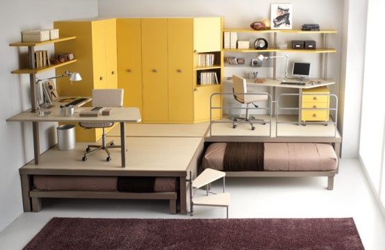 big yellow teenage loft