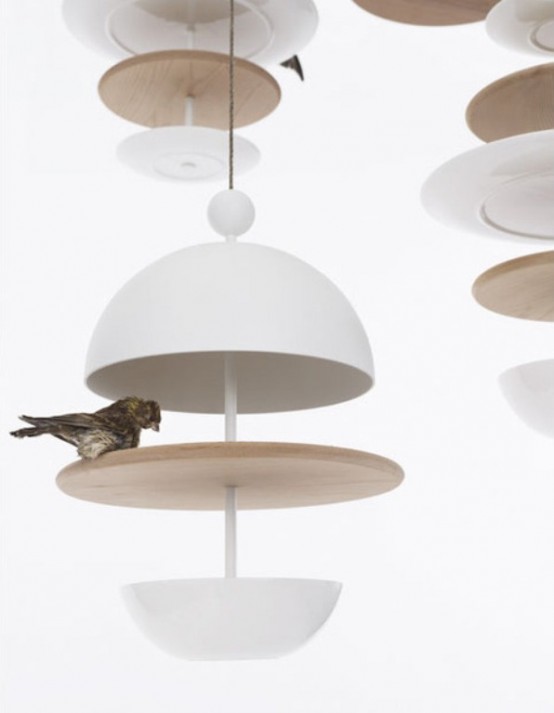Bird Feeders In Shapes Of Tableware