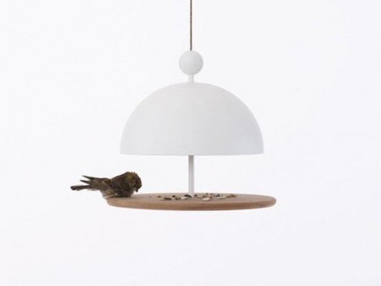 Bird Feeders In Shapes Of Tableware