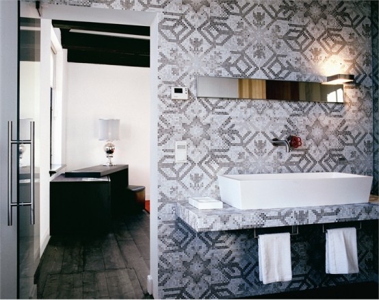 Decorating Rooms with Mosaic Glass Tiles from Bisazza