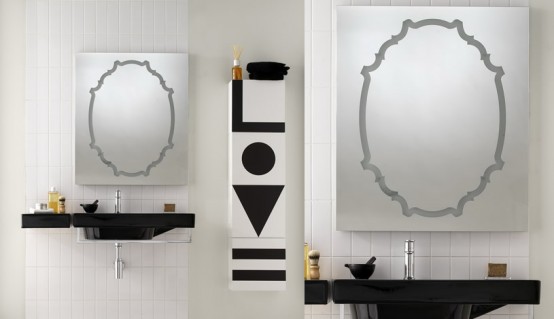 Black And White Bathroom Design