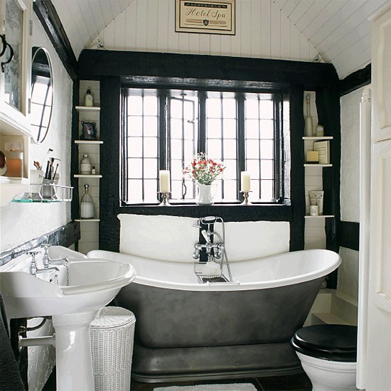 71 Cool Black And White Bathroom Design Ideas DigsDigs 71 Cool Black And White Bathroom Design Ideas DigsDigs
