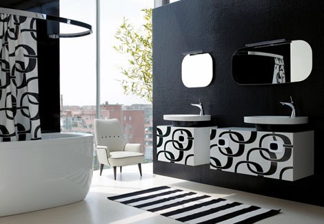 Black And White Bathroom Design Ideas