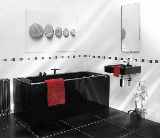 Black And White Bathroom Design Ideas