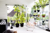 Black And White Orangery To Enjoy The Nature