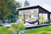 Black And White Orangery To Enjoy The Nature