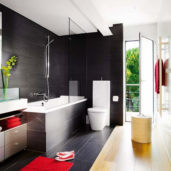 Black Bathroom Design