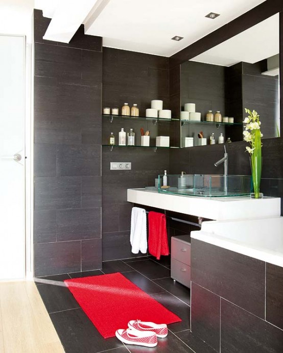 Black Bathroom Design