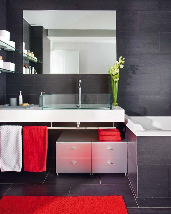 Black Bathroom Design