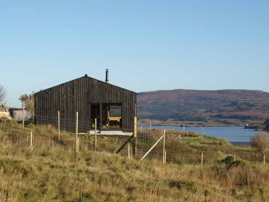 Black Shed Small Budeget House Design