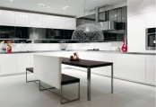 Black White Kitchen Design Longline Salvarani