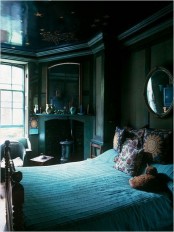 a gorgeous moody bedroom design