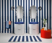 Blue Bathroom Vanities Regia
