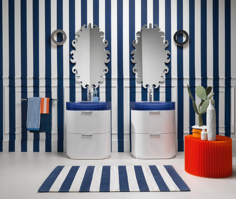 Blue Bathroom Vanities Regia
