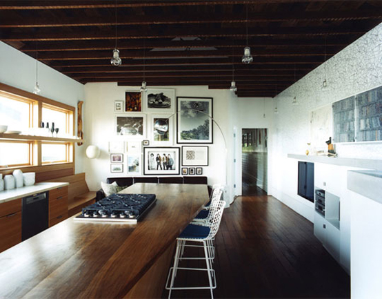 Blue Black Monochrome Victorian House