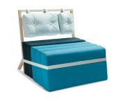 Blue Minmalist Seat And Bed In One