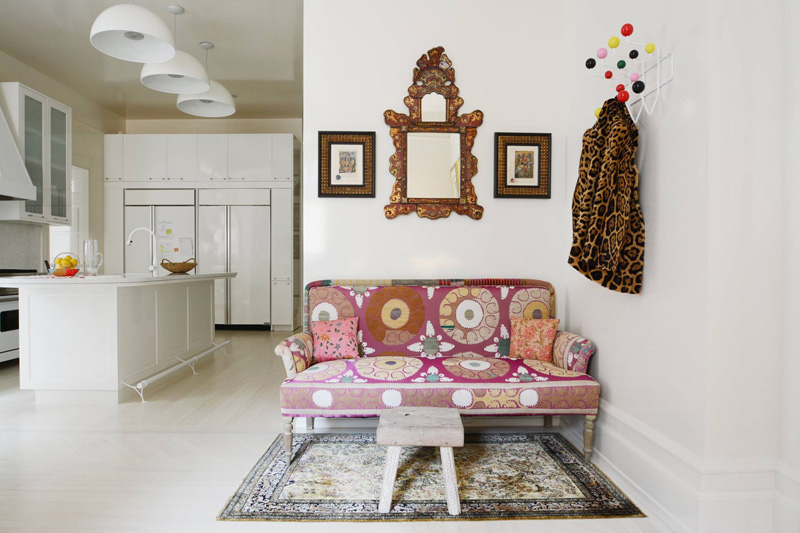 Picture Of bold lavish home with lots of colors and patterns  6