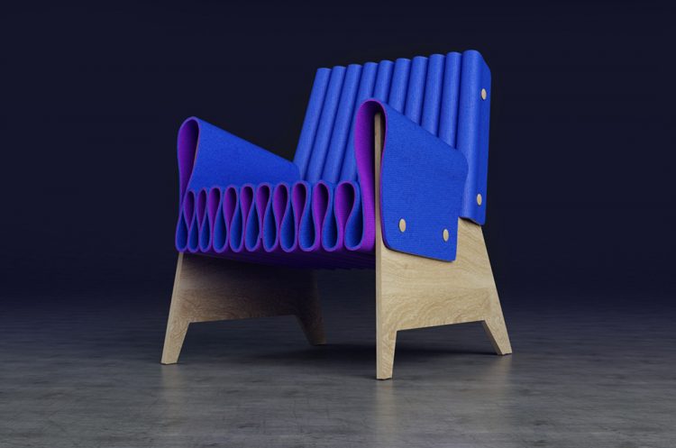 Bold Varhany Lounge Chair To Assemble Yourself
