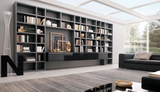 Book Storage Wall Units Crossing