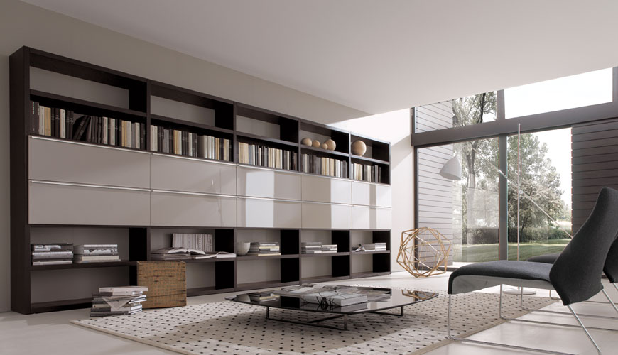20 Modern Living Room Wall Units For, Modern Bookcase Wall Unit