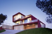 Brick Red Malibu House Design