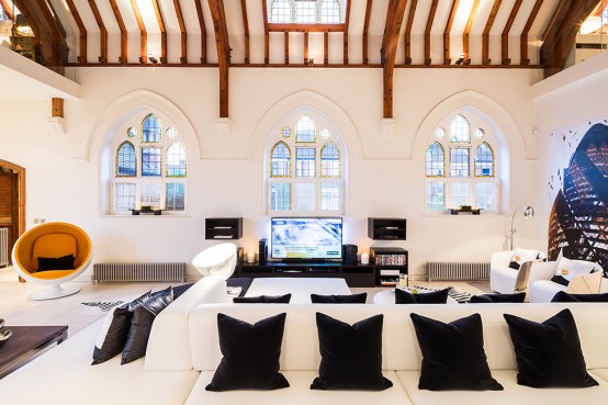 Brick Victorian Church Turned Into A Super Modern Home