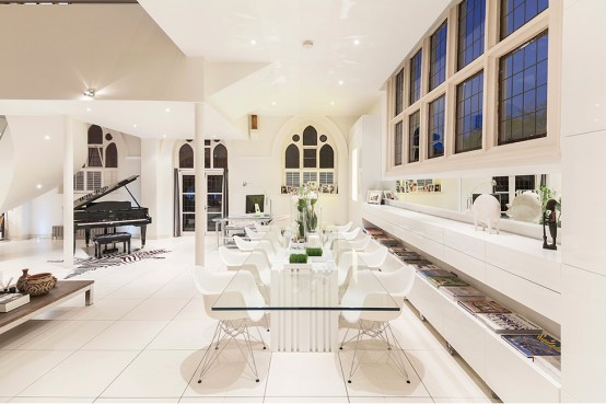 Brick Victorian Church Turned Into A Super Modern Home