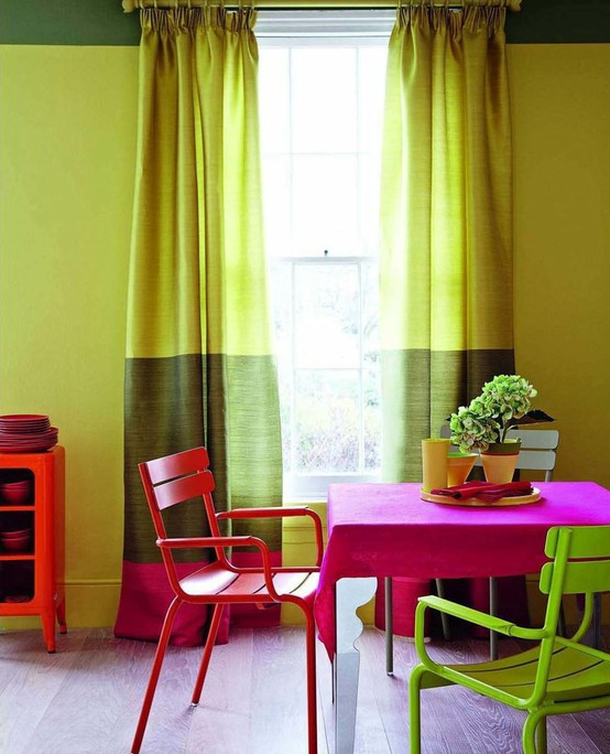 Bright green online dining chairs